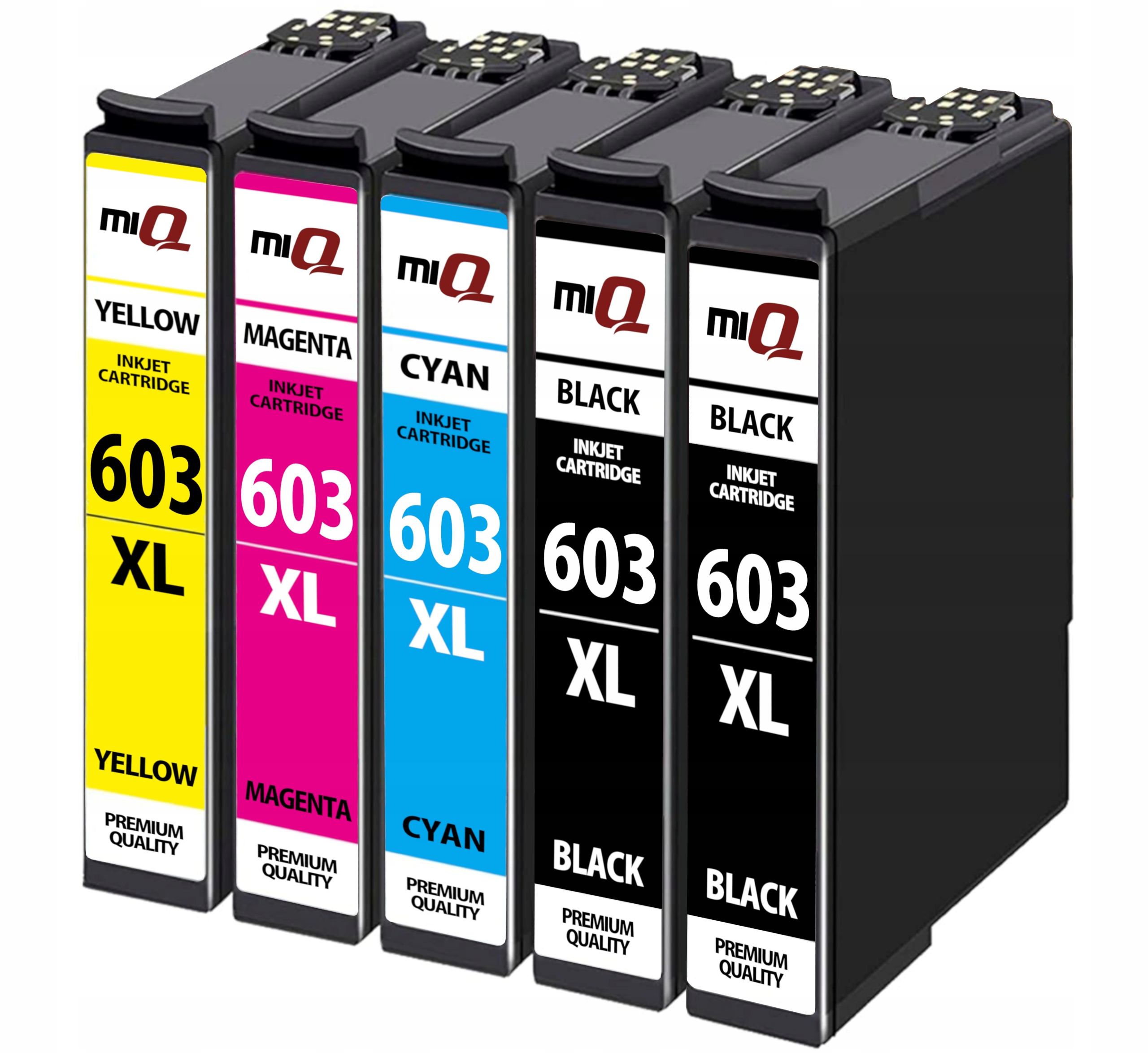Atrament AQMI 603 XL / 603XL pre Epson čierna (čierna), červená (purpurová), modrá (azúrová), žltá (žltá)