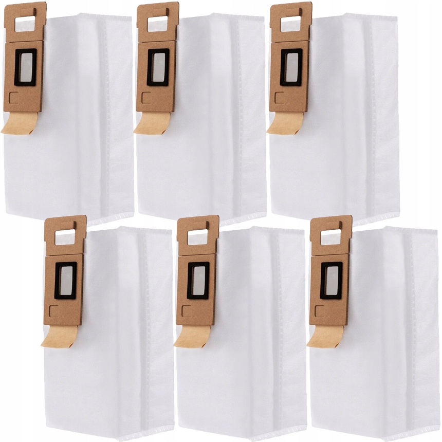 Vrecko, sáčok do vysávača - Syntetický vákuový čistič vrecko 6x vrecka vákuového čistiaceho prostriedku pre stanicu Roborock S7 6 PCS