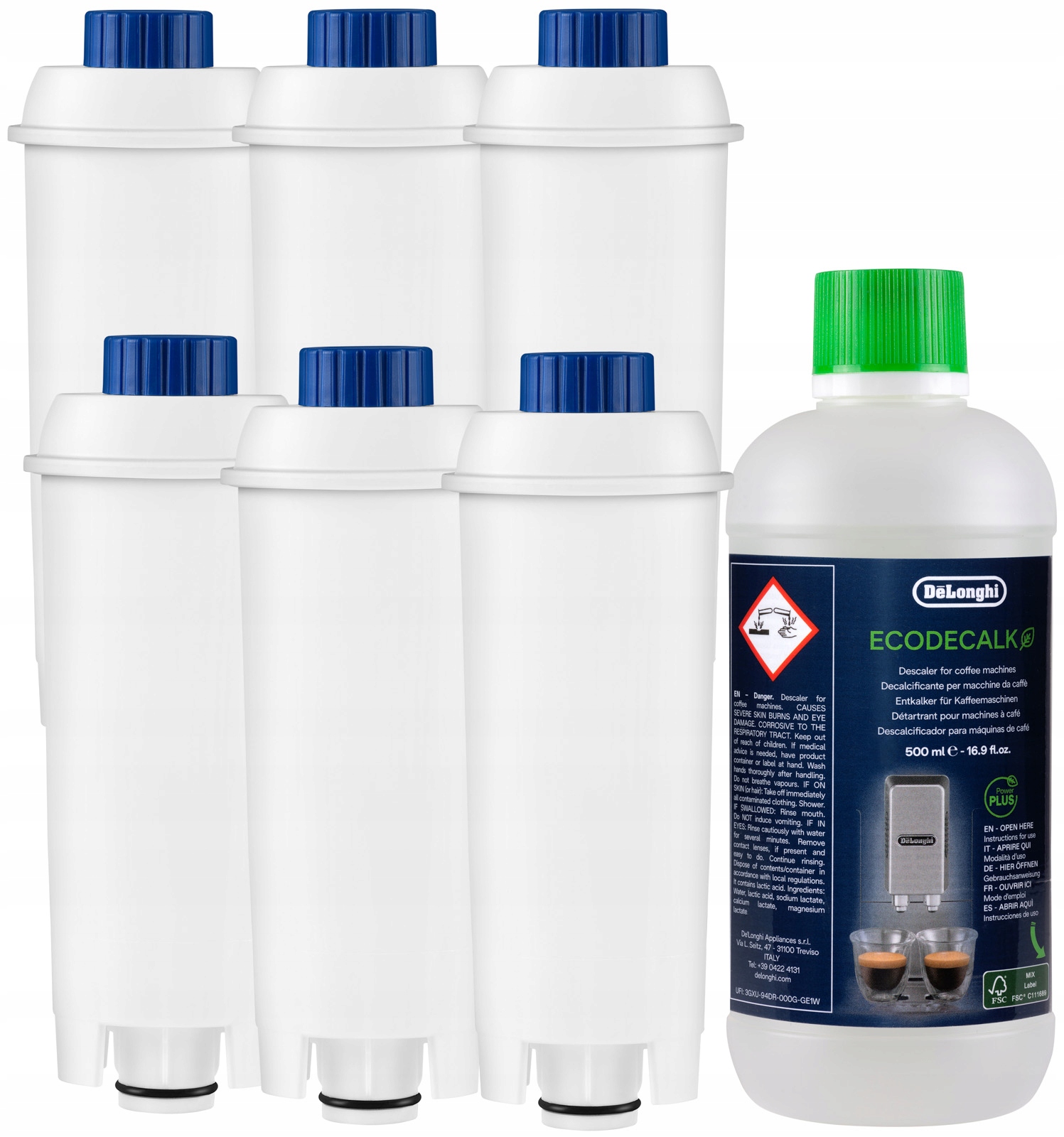 Filtračná vložka Violo Filtre pre vložku DELONGHI ECAM 6 ks.