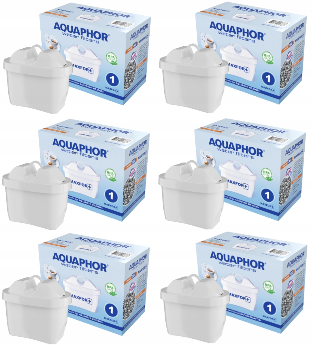Filtračná vložka do džbánu Aquaphor Maxfor + 6 ks.
