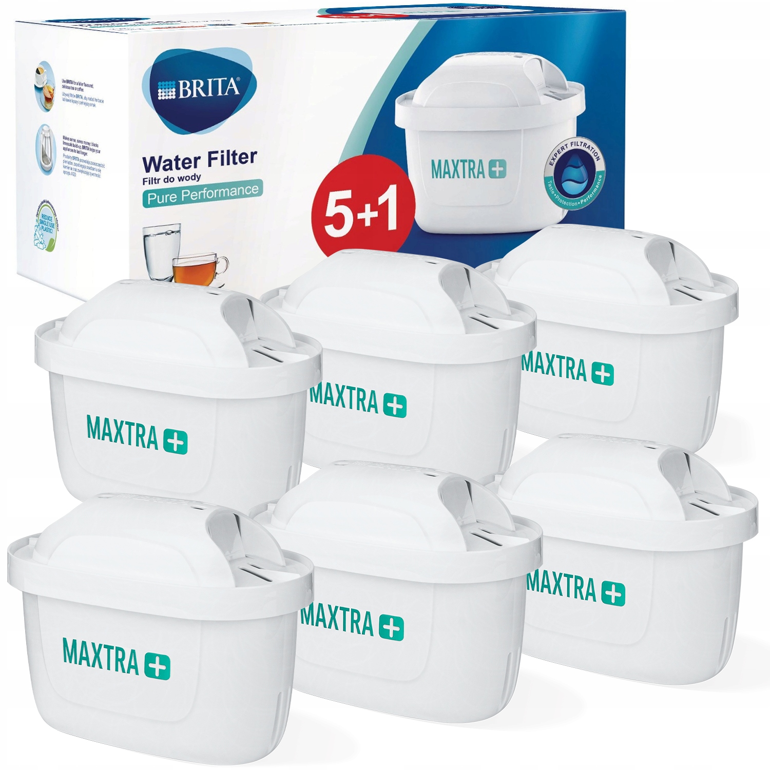 Filtračná vložka do džbánu Brita Maxtra+, 6 ks.