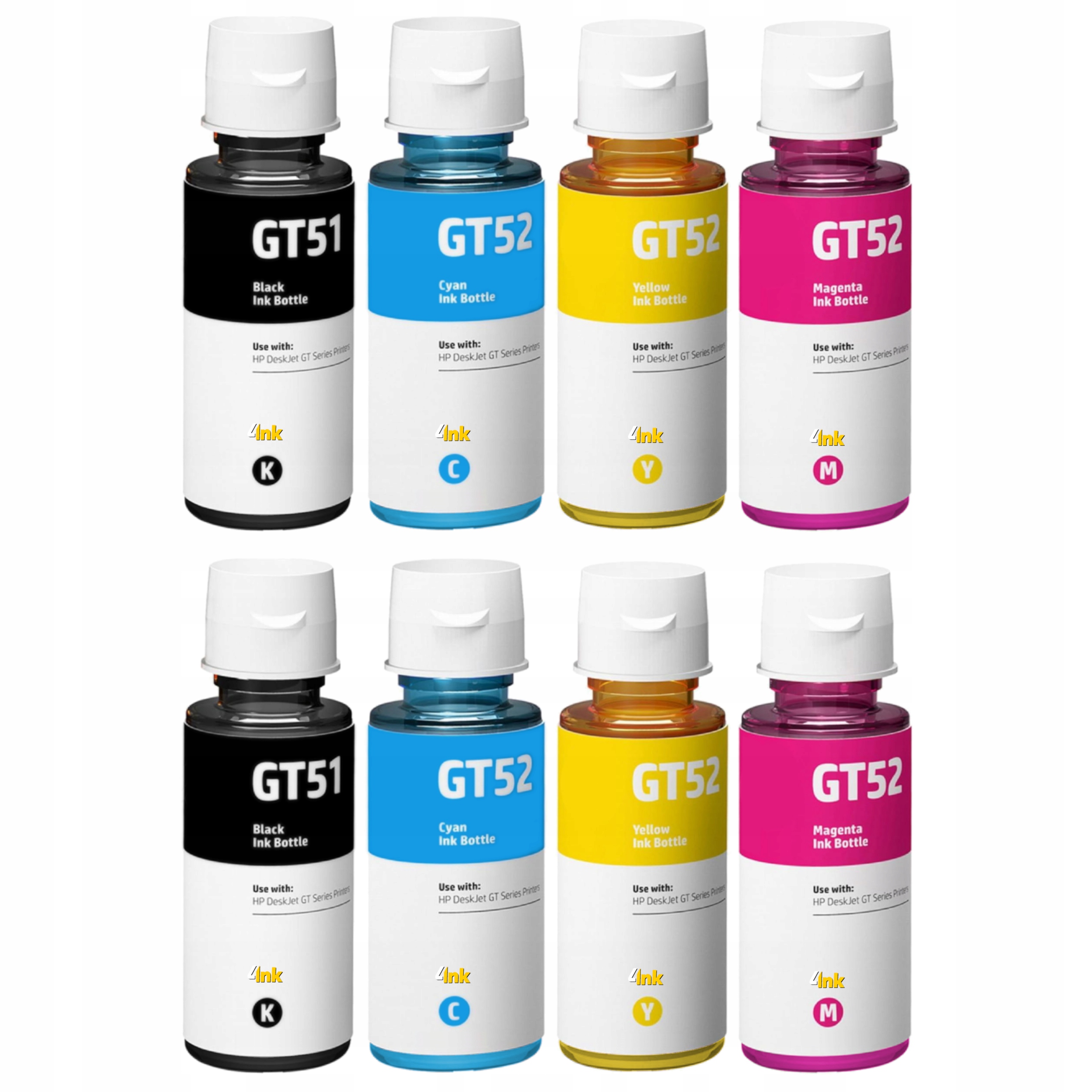 4INK atrament GT-51 / GT-52 / GT51BK / GT52C / GT52M / pre HP
