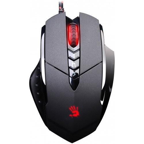 Herná myš A4Tech Bloody V7m V-Track USB, hliníková, bez otvoru, čierna