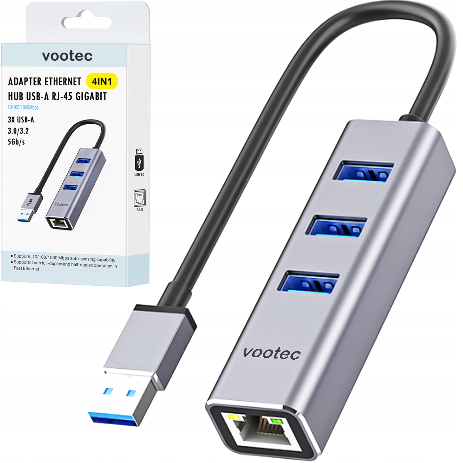 Vootec Ethernet (RJ-45) 1000 Mbps sieťová karta