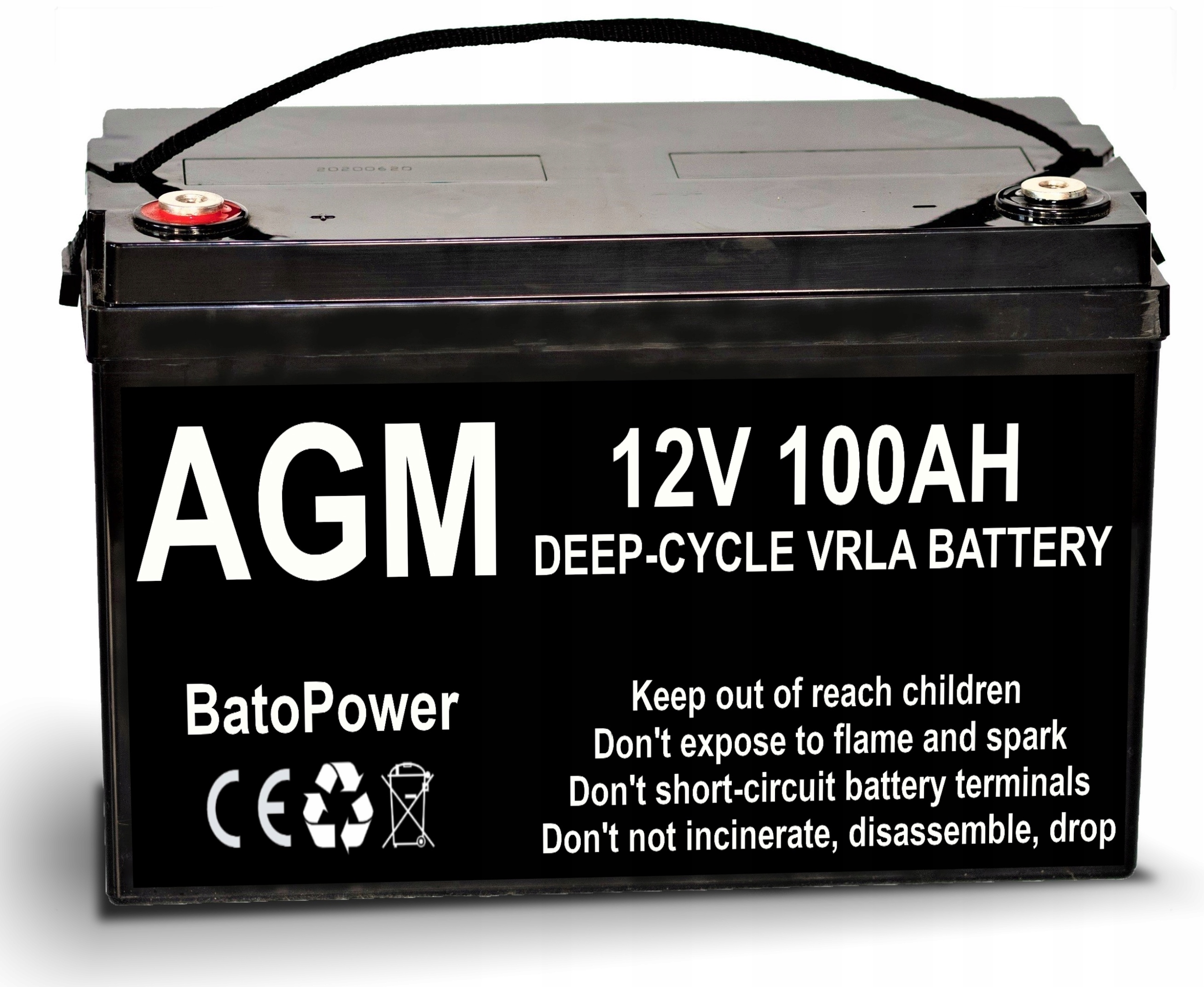 BatoPower 12 V 100 Ah batéria