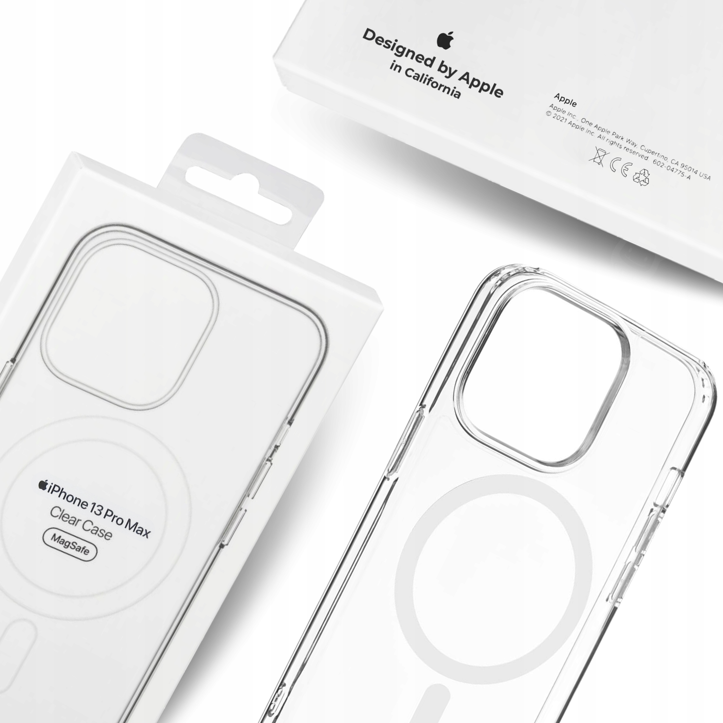 Zadné strany Apple pre Apple iPhone 13 Pro Max Clear Magsafe, bezfarebné