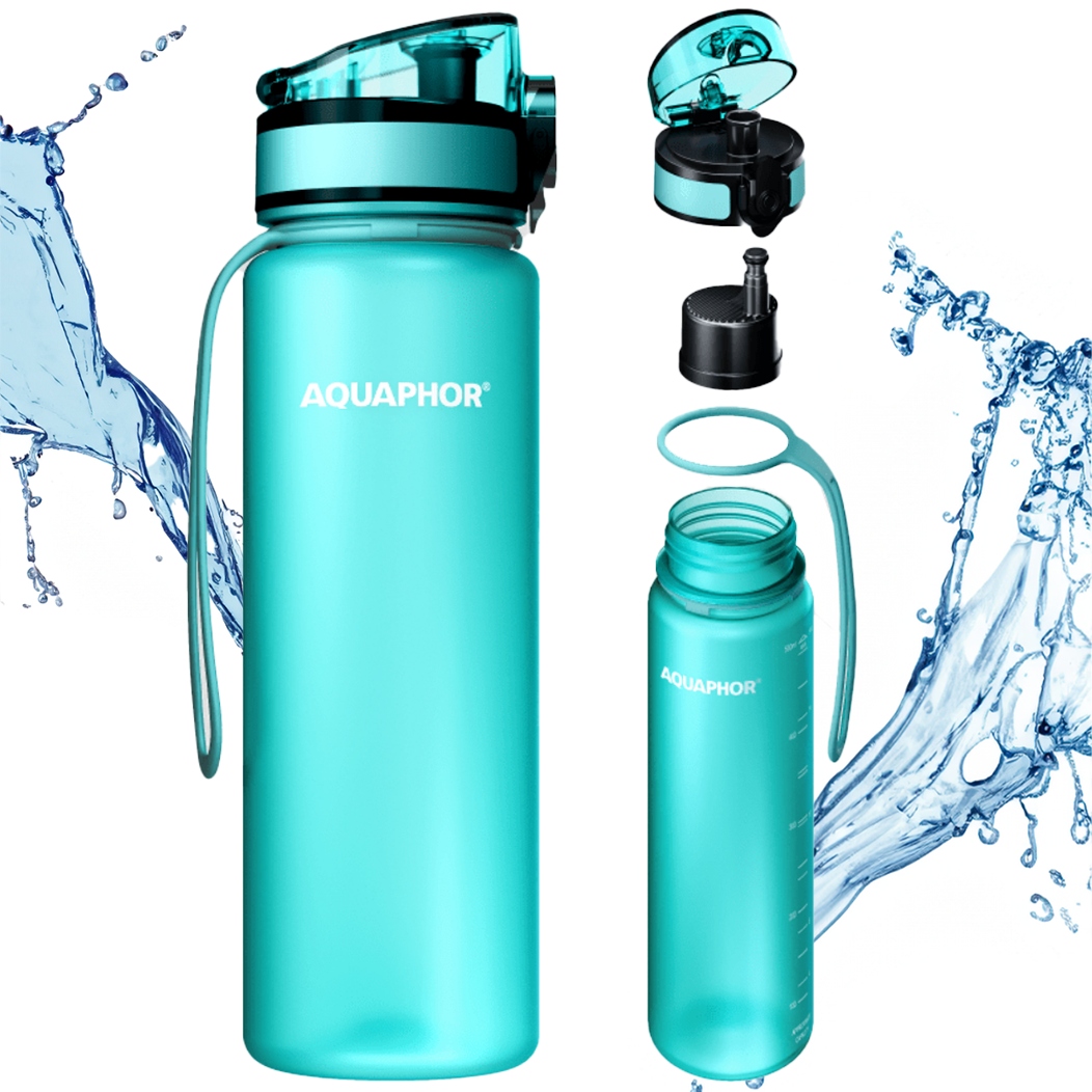 Filtračná fľaša Aquaphor City 0,5 l zelená