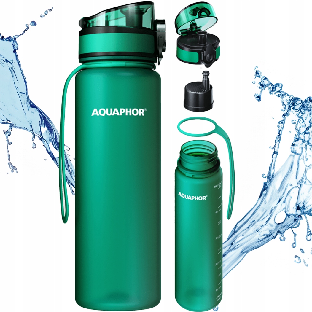 Filtračná fľaša Aquaphor City 0,5 l zelená