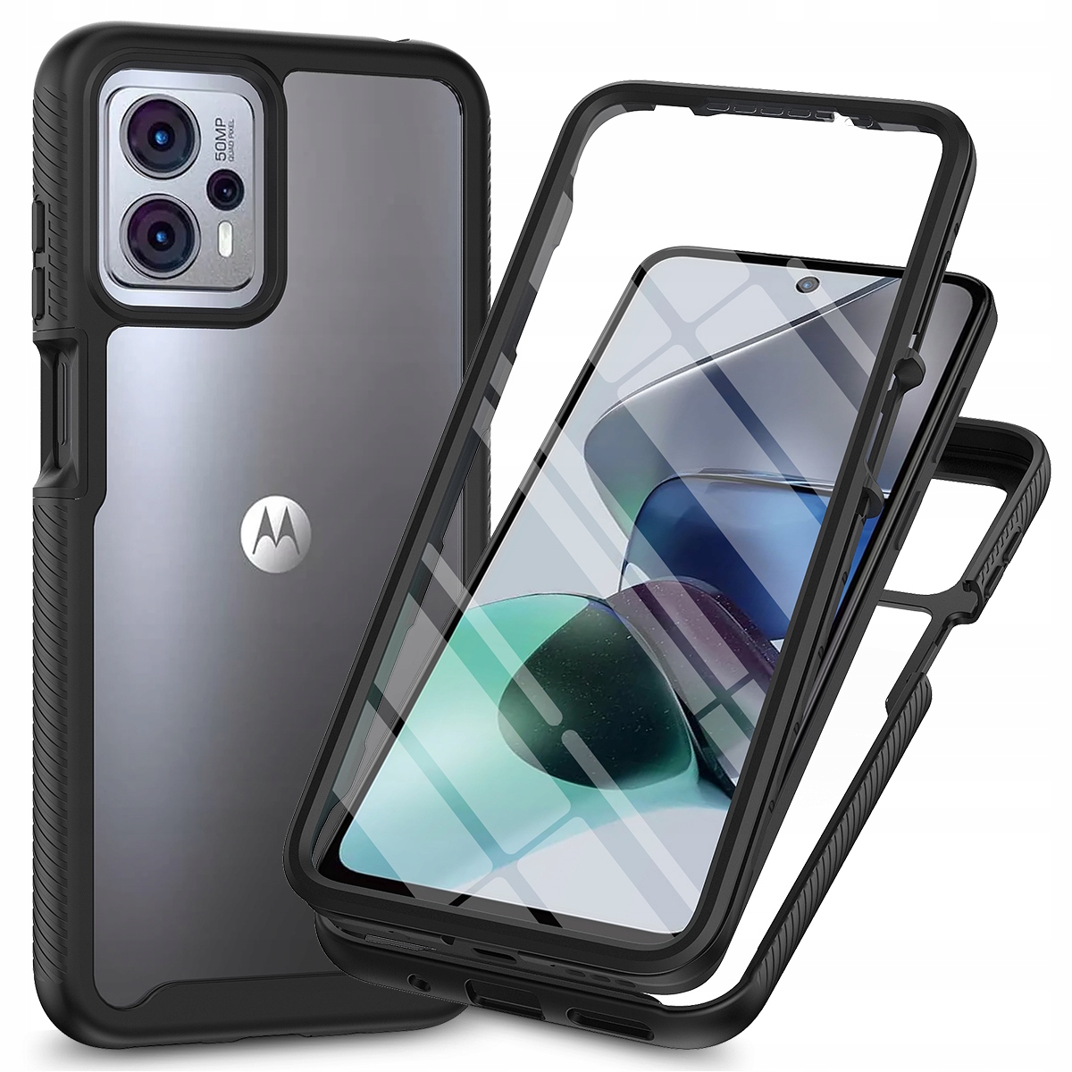 Chrbát Exoguard pre Motorola MOTO G13 / G23 360 bezfarebný