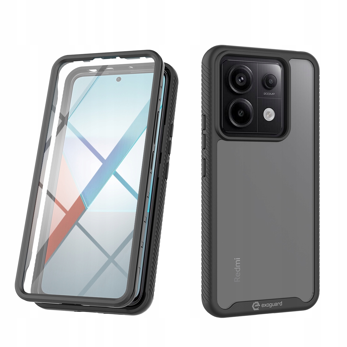 Ochranné puzdro pre Xiaomi Redmi Note 13 Pro 5G / Poco X6 5G KEVLAR čierne