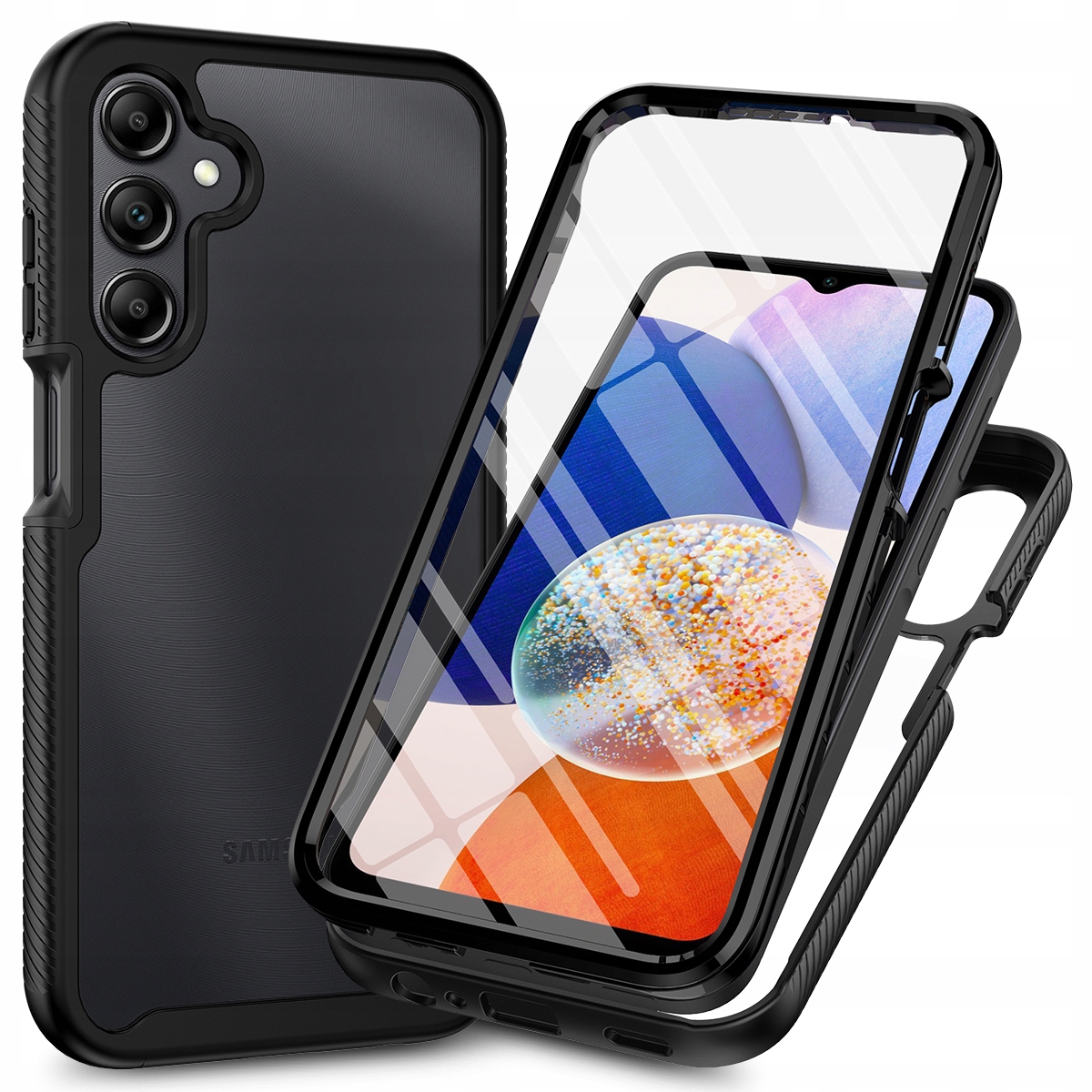 Zadné strany Exoguard pre Samsung GALAXY A15 / A15 5G 360 bezfarebný