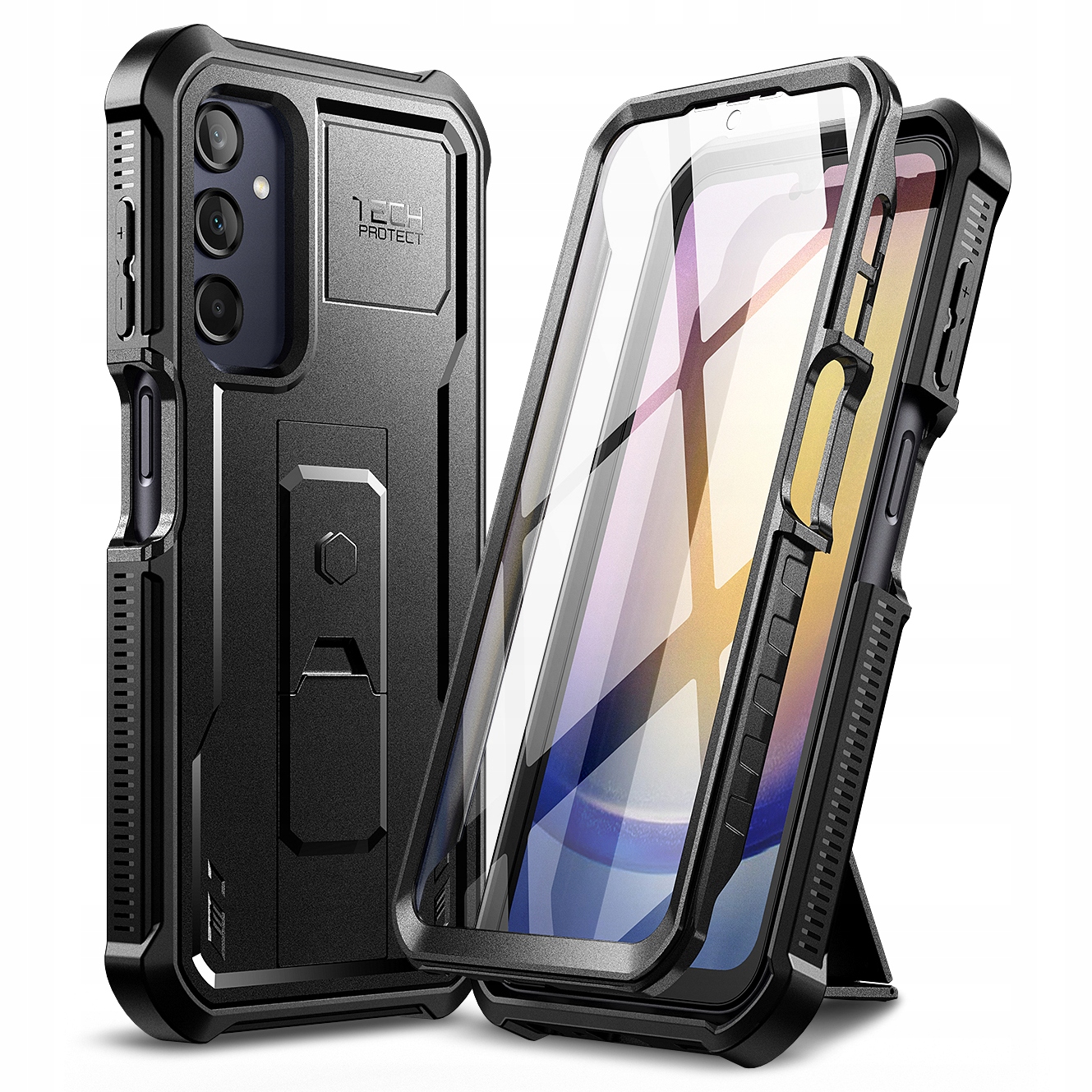 Technické ochranné puzdro pre Samsung Galaxy A25 5G Kevlar Pro čierne