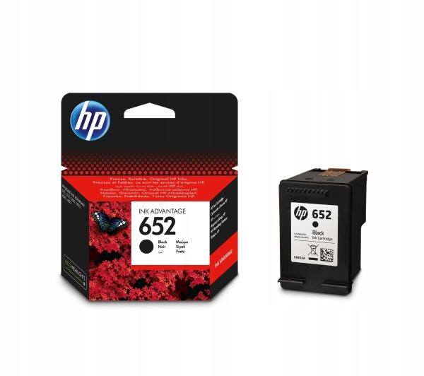 Čierny atrament HP 652 F6V25AE (čierny)