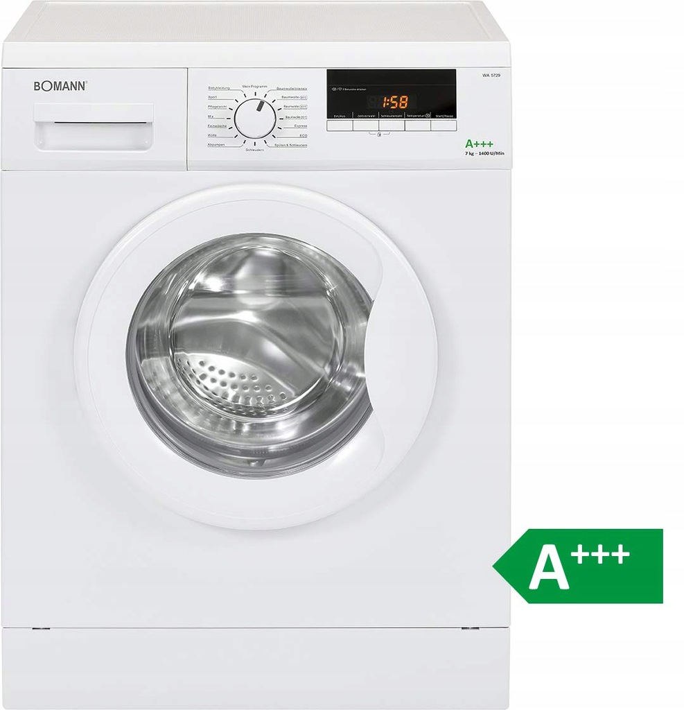 Oblečenie práčky 7kg Batch A +++ LED práčka