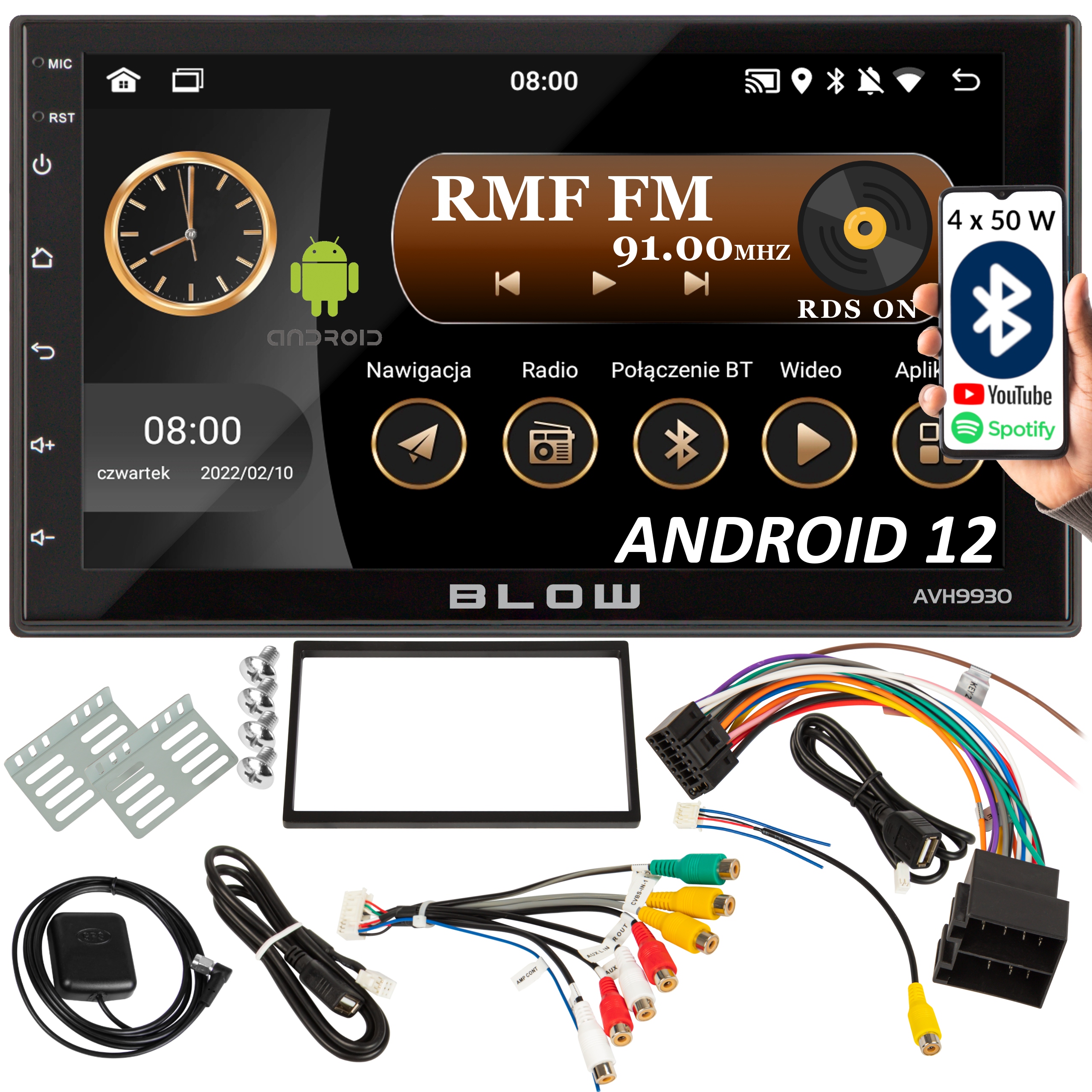 Blow AVH-9930 2DIN 7" 2-DIN autorádio