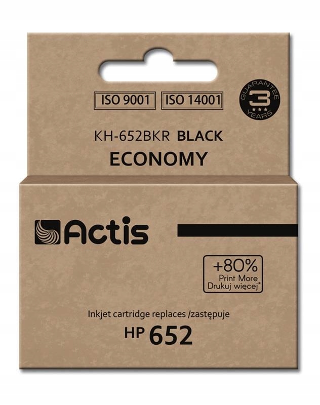 Atrament Actis KH-652BKR pre HP čierny (čierny) HP 652 F6V25AE 15ml