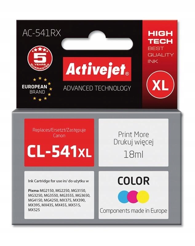 Atrament ActiveJet pre trojfarebnú tlačiareň Canon