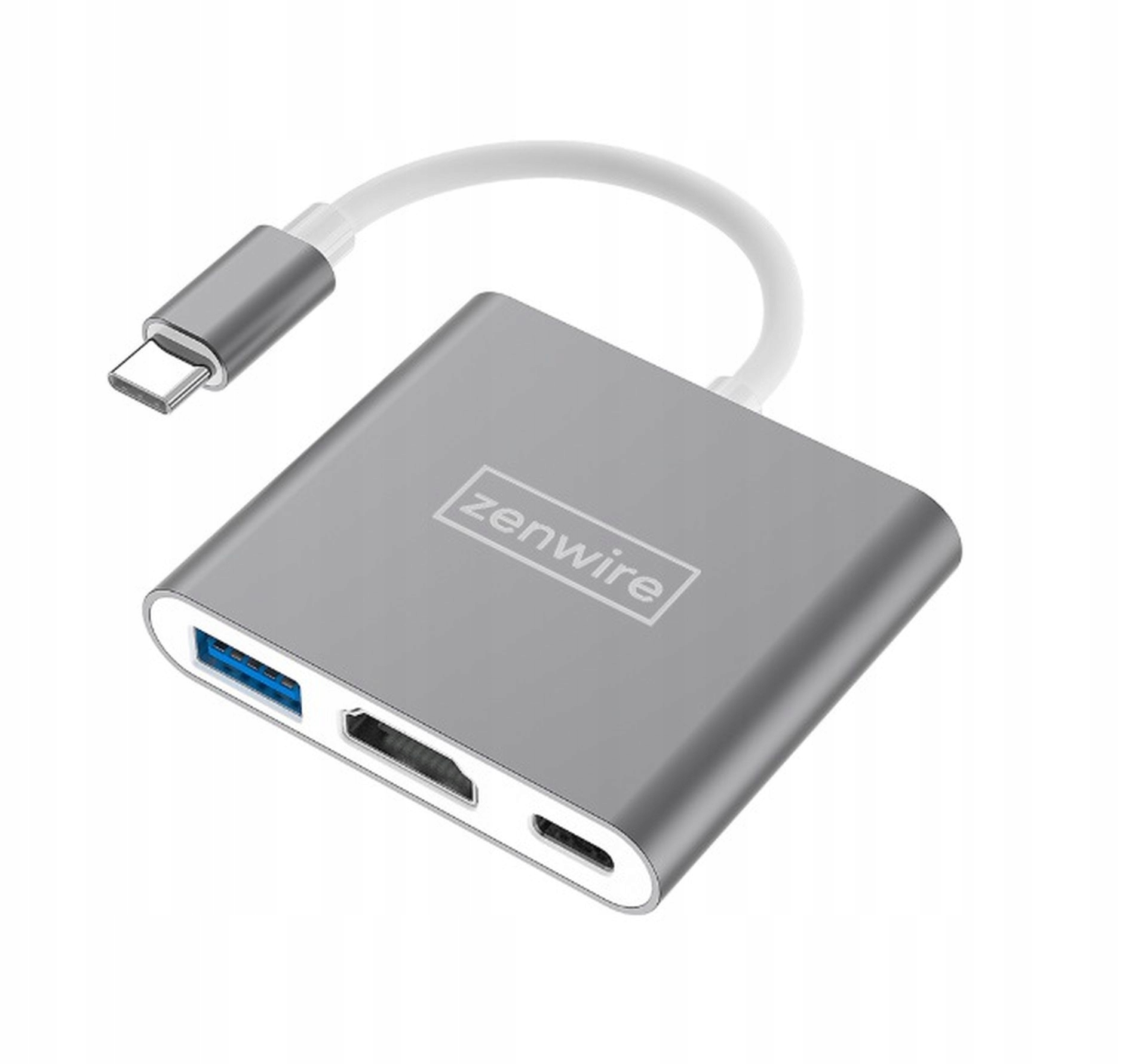 Adaptér Zenwire 3w1 HUB USB-C