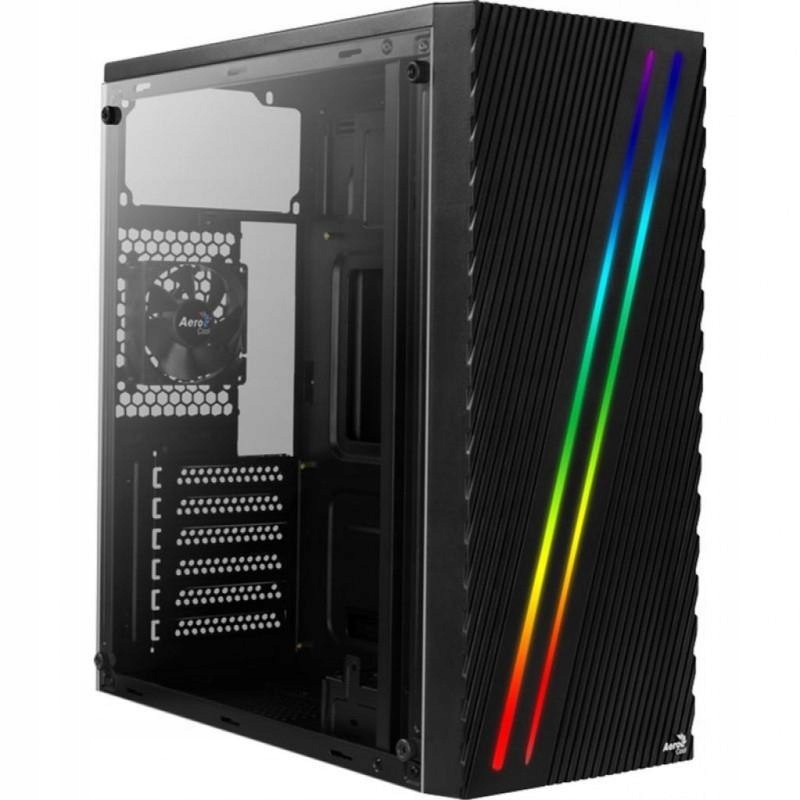 Skrinka Aerocool Streak Midi Tower, čierna