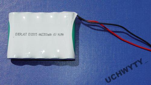 Batéria 2300 mAh NIMH 6V s paketovými káblami