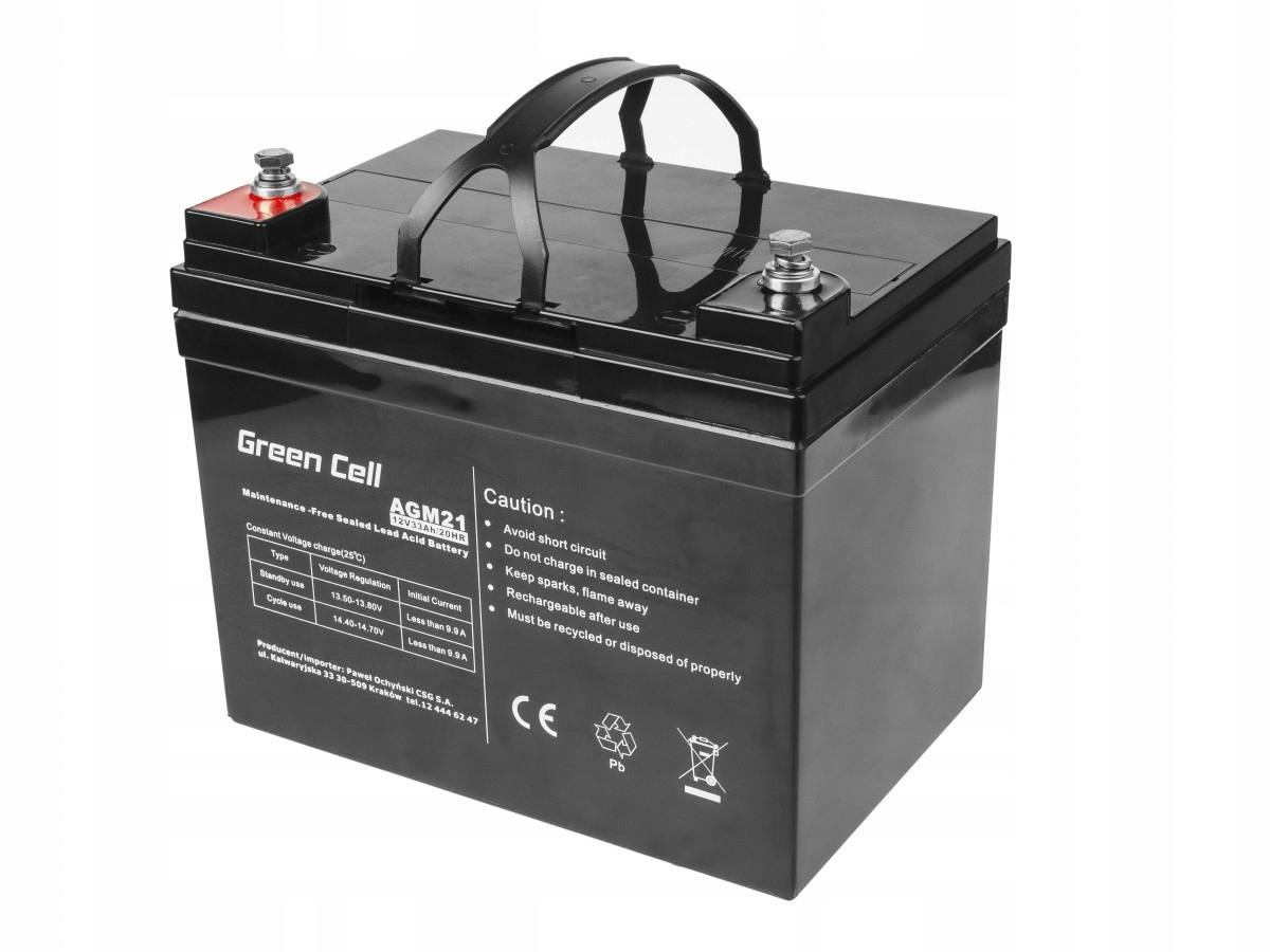 Batéria Green Cell 12 V 33 Ah