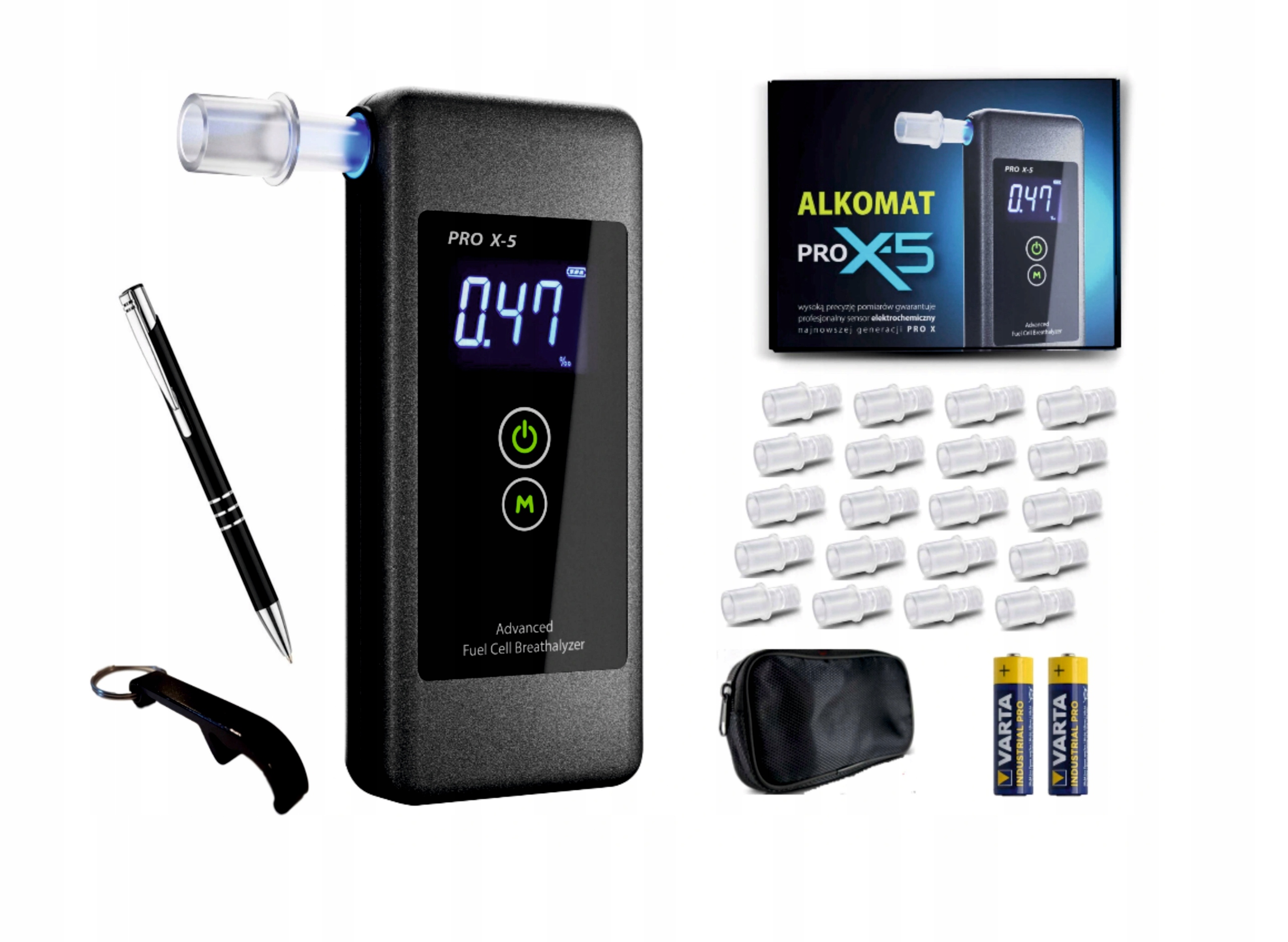 Elektrochemický alkohol tester Pro X-5