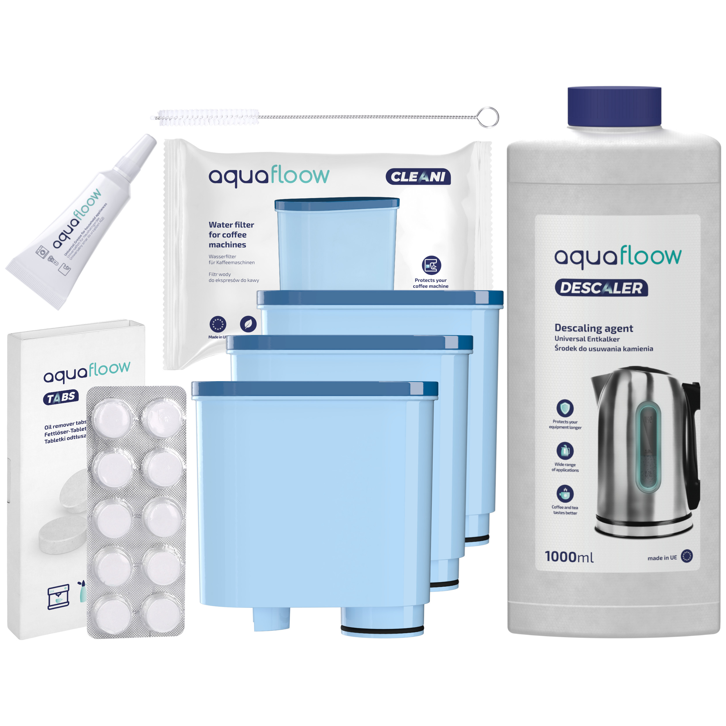 3× Vodný filter do kávovaru AquaFloow AF04, modrý + 4 ďalšie produkty
