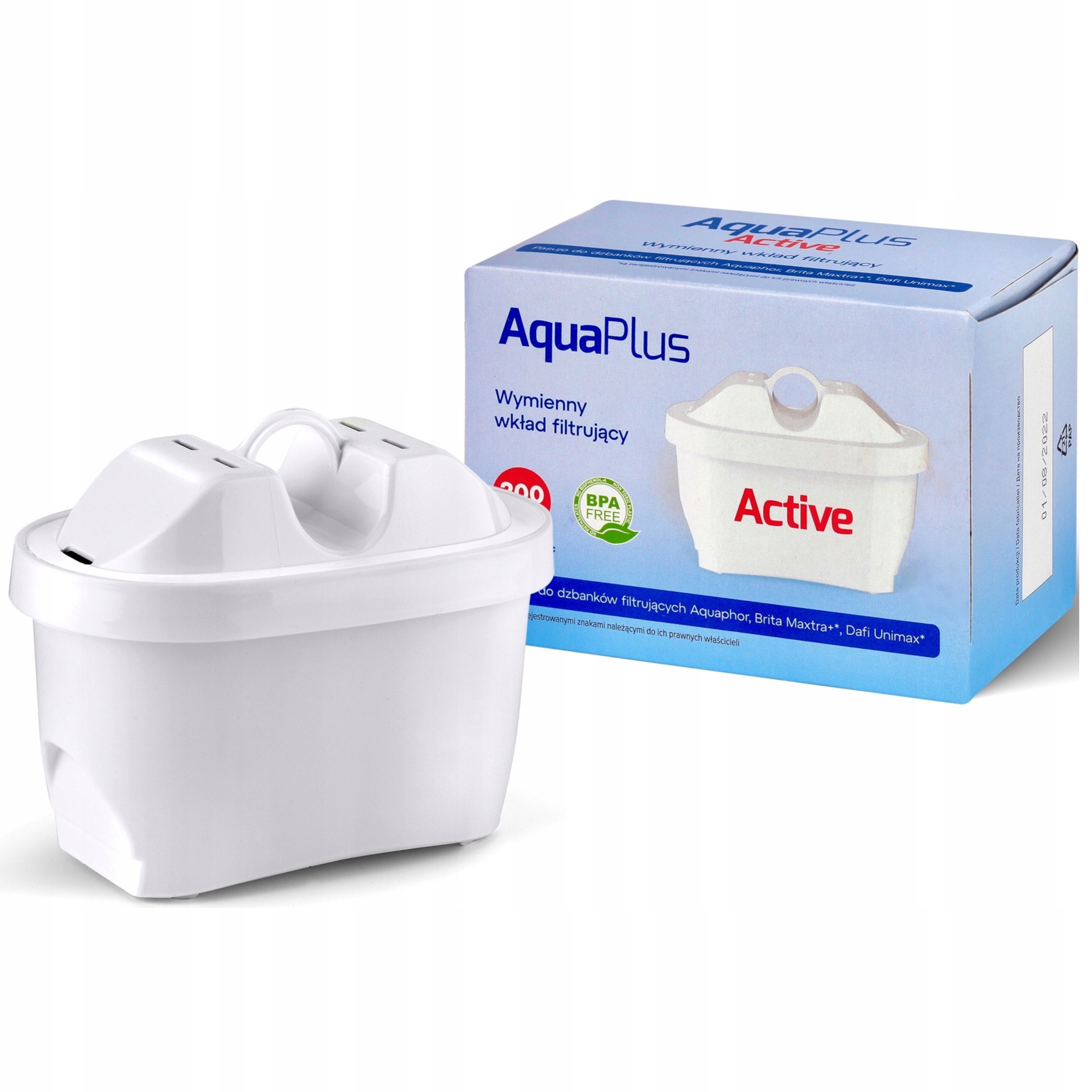 Filtračná vložka AquaPlus Active 8 ks.