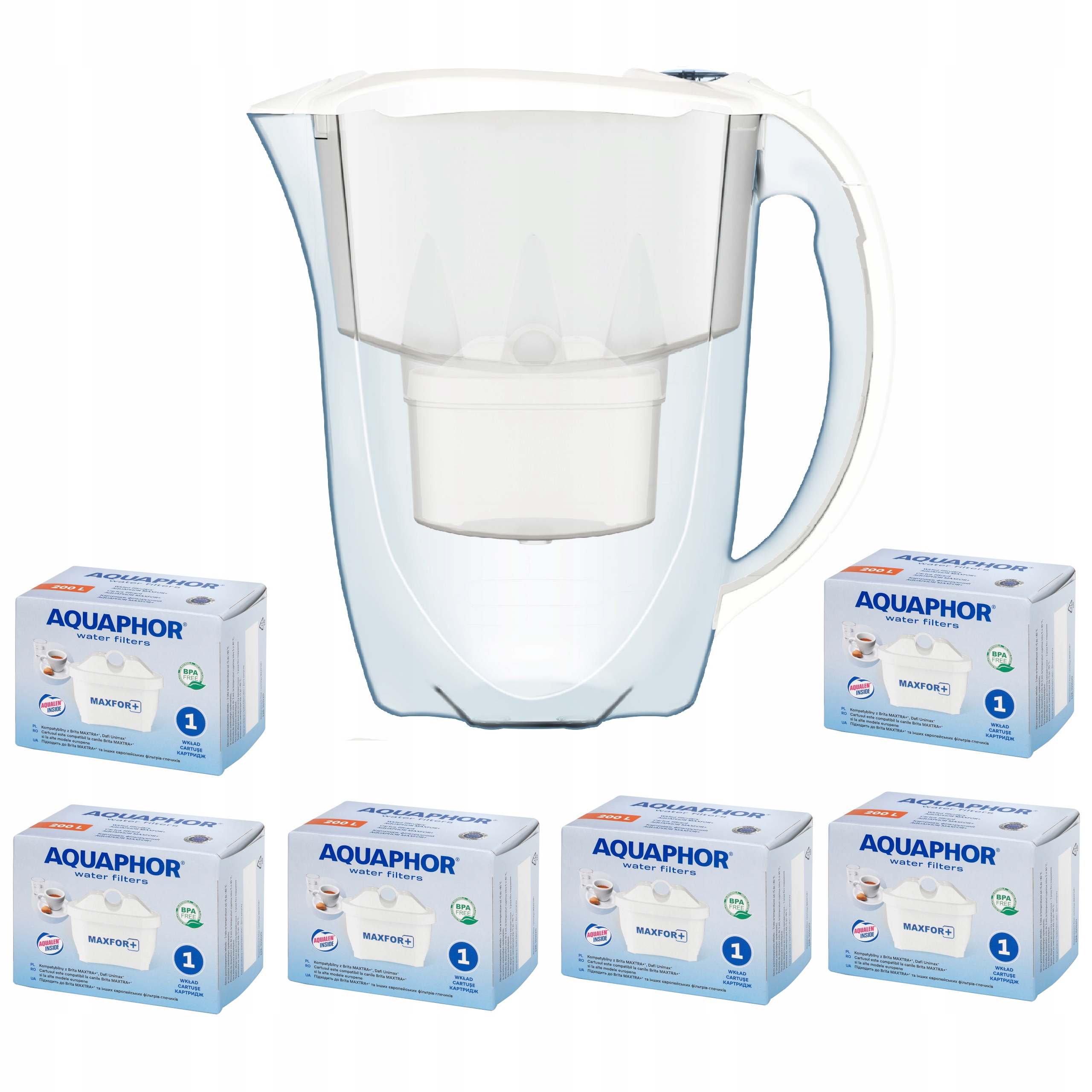 Filtračná vložka do džbánu Aquaphor Maxfor + 6 ks.