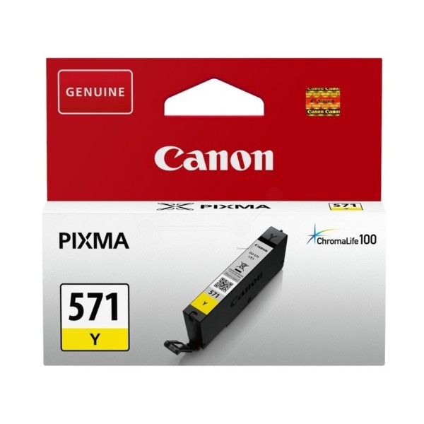 Atrament Canon Atrament Canon žltý CLI-571Y=CLI571Y=0388C001, 7 ml. 0388C001 žltý