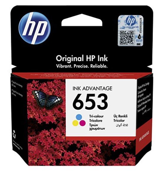 Trojfarebný atrament HP 653 3YM74AE