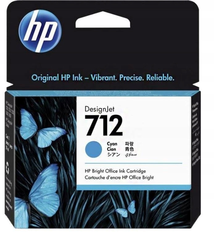 Atramentová kazeta HP 712 3ED67A modrá (azúrová)