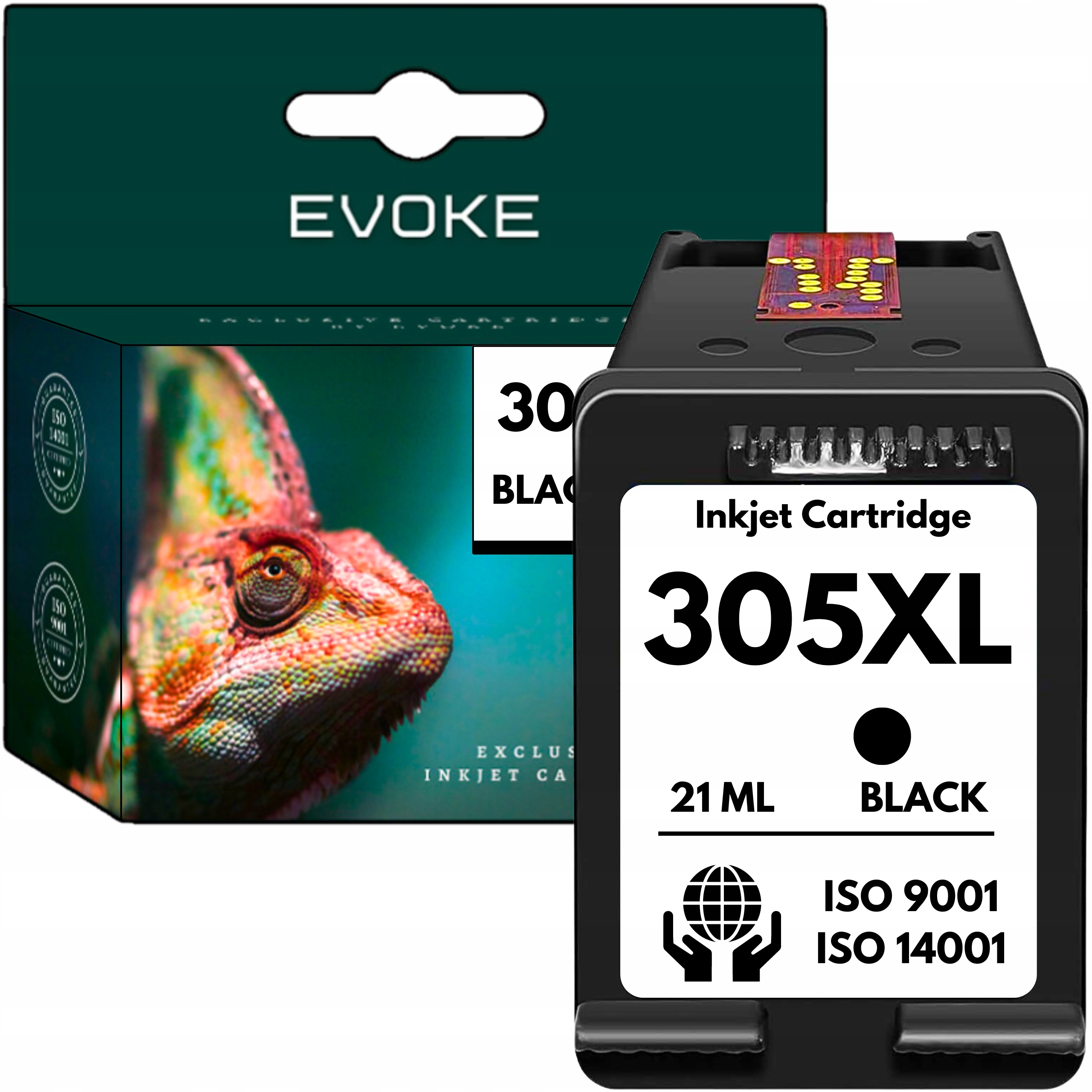 EVOKE Ink HP 305 XL čierny atrament pre HP čierny (čierny)
