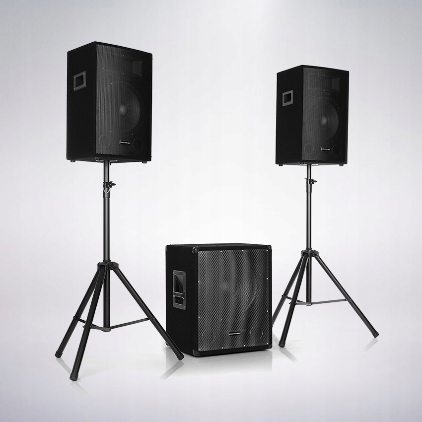 Auna Pro 1003278 Cube 1812 1000 v sade čiernych stĺpcov