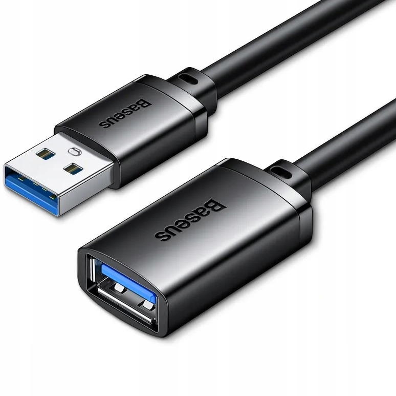 Usb 3.0 predlžovací kábel 5m Baseus AirJoy + Baseus klasické nálepky 1 ks.