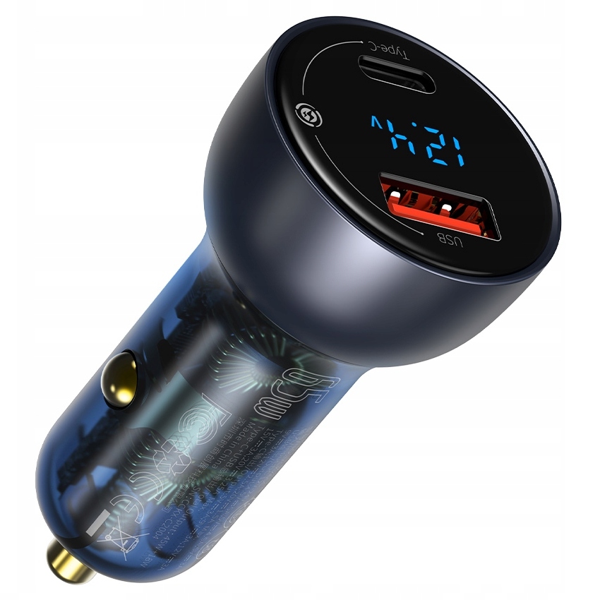 Nabíjačka automobilu, USB 3.1 Typ C Baseus 5000 Ma