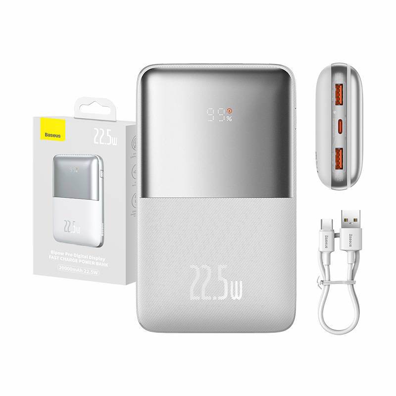 Powerbanka Baseus 20000 mAh biela