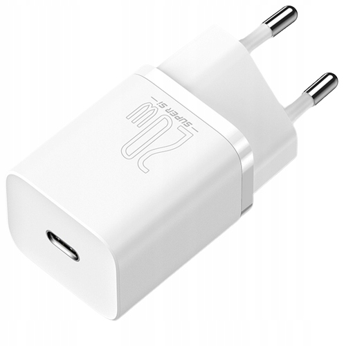 Baseus CCSUP-B02 USB Type C 3000 mA 5 V nástenná nabíjačka biela