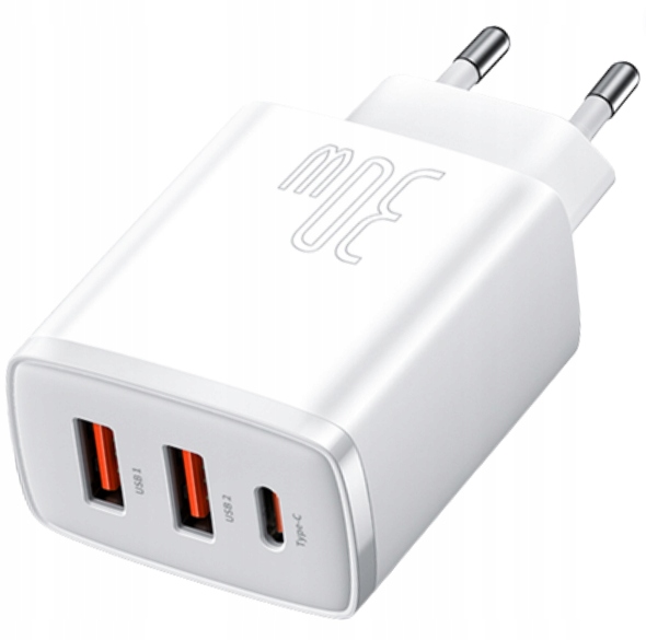 CCXJ-E02 sieťová nabíjačka, USB typ C univerzálna 3000 mA 20 V + nálepky Classic Baseus 1 ks.