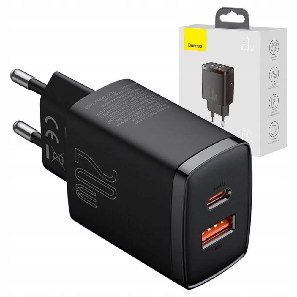 Baseus CCXJ-B01 USB nabíjačka, USB typ C univerzálna 3000 mA 5 V