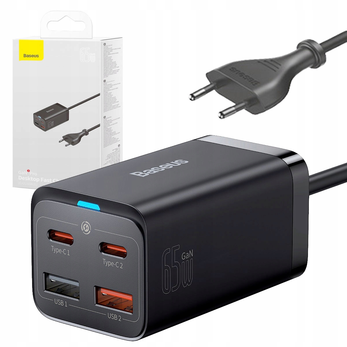 CCGP040101 Black, USB Type C Universal 3000 Ma nabíjačka