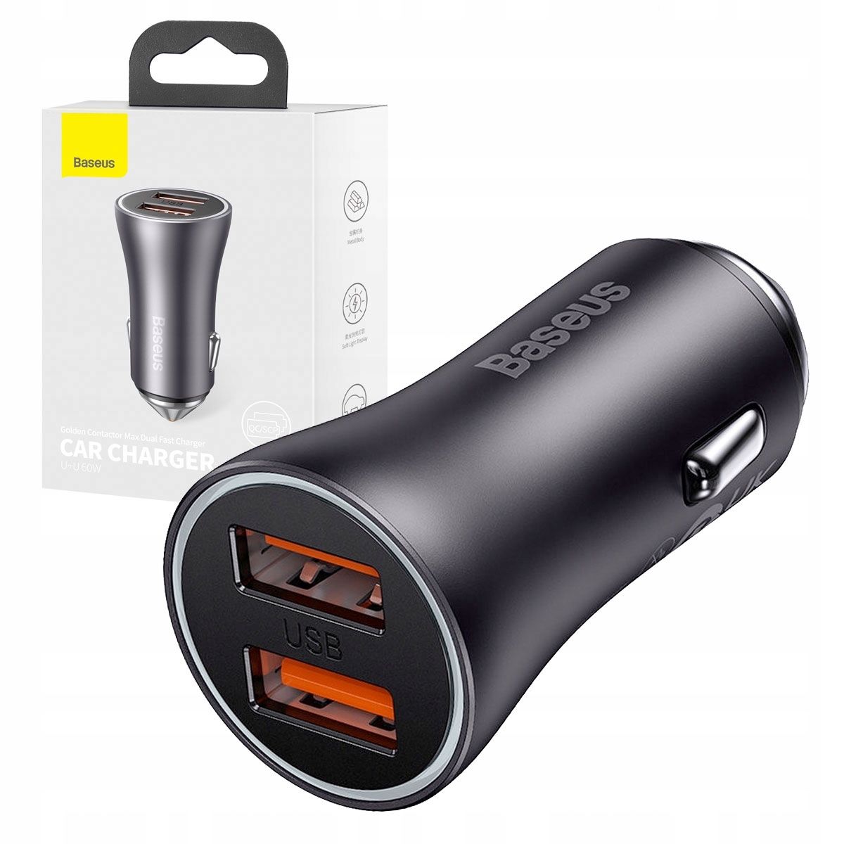 USB Baseus 3000 Ma nabíjačka automobilu