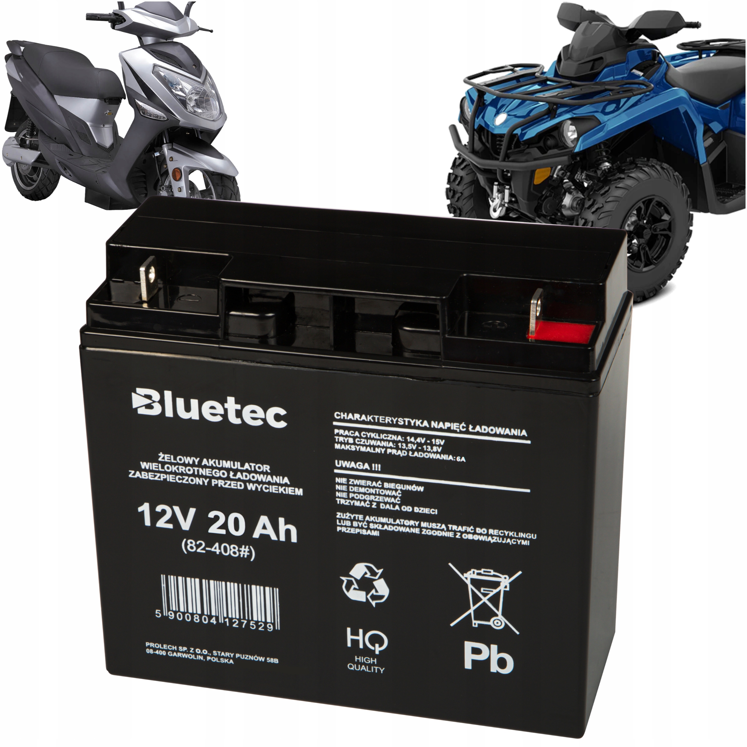 Akumulátor Bluetec 12 V 20 Ah