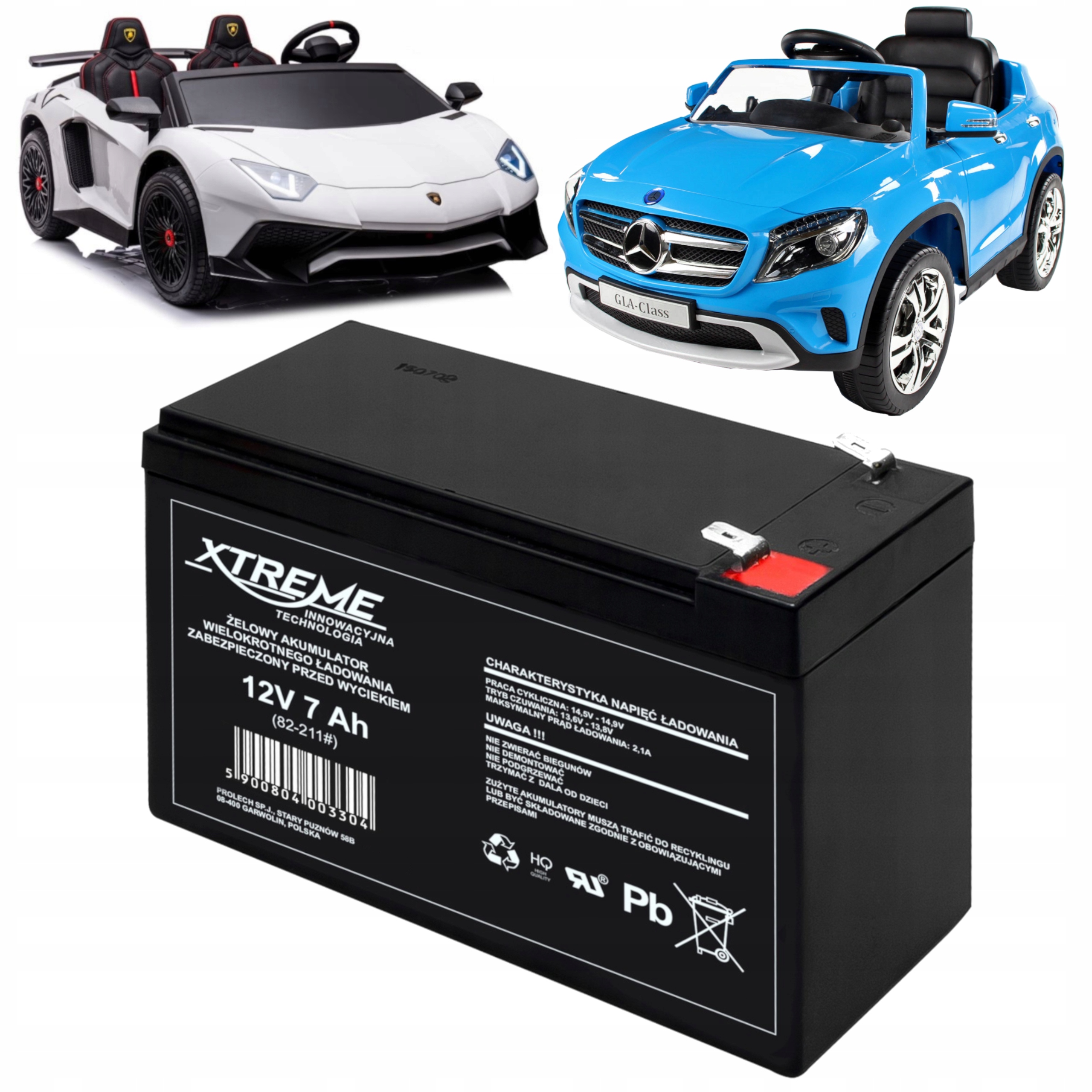 12V 7Ah BEZÚDRŽBOVÁ BATÉRIA PRE HRAČSKÉ VÁHY UPS