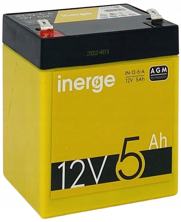Akumulátor Inerge 12 V 5 Ah
