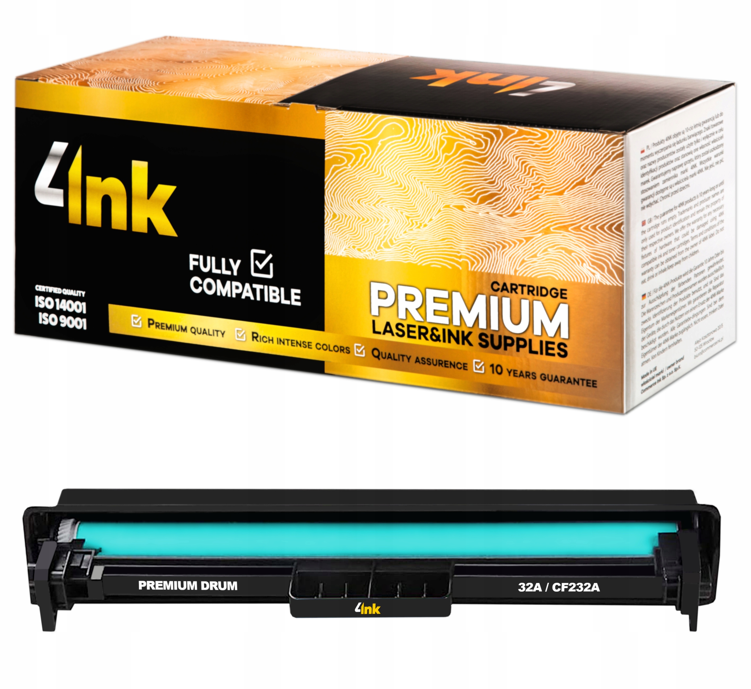 4INK bubon čierny (čierny) pre HP