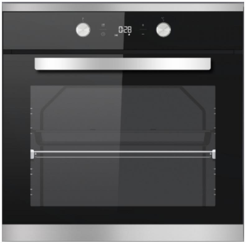BEKO BIM25302X 71l čierna prow.teleskop horúci vzduch