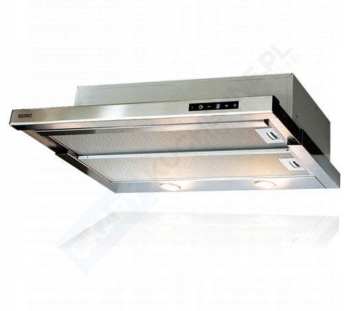 BERG TELESKOPICKÝ ODSÁVAČ PLOCHÝ 60 INOX 300m3 / h