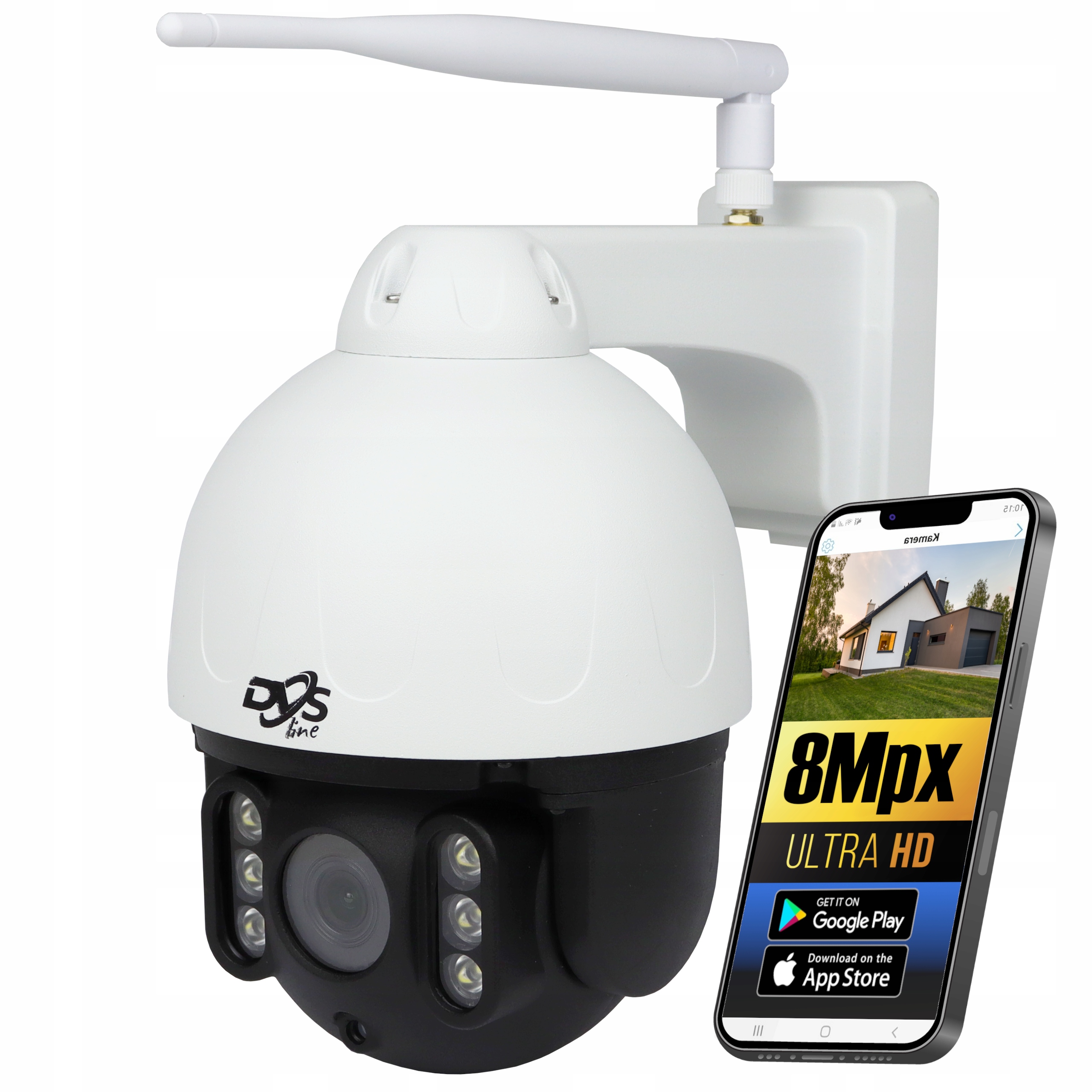 DVS vonkajšia IP kamera DVS-SDIP8040E-IRW