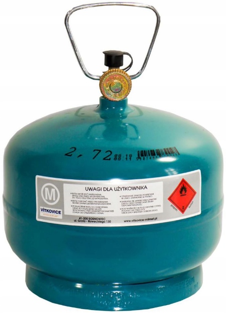 Plynový valec 2 kg Propán-butane Turistické kempovanie